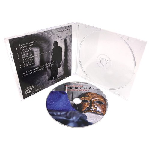 stampa cd e dvd slim box trasparente slide